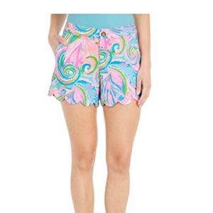 NWT Buttercup Stretch Short Multi Carnivale Coral